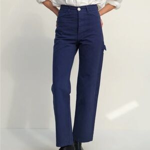 Jesse Kamm Handy Pant Size 12 Dark Blue